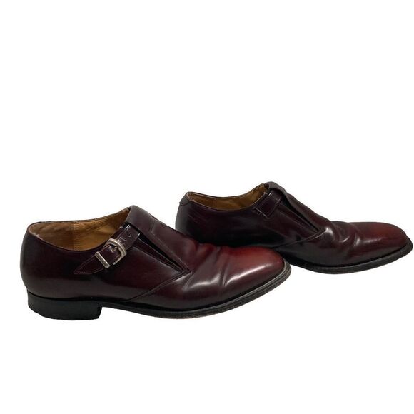 JOHNSTON & MURPHY Men’s Shoes Red/Brown Size 10 - Picture 2 of 12